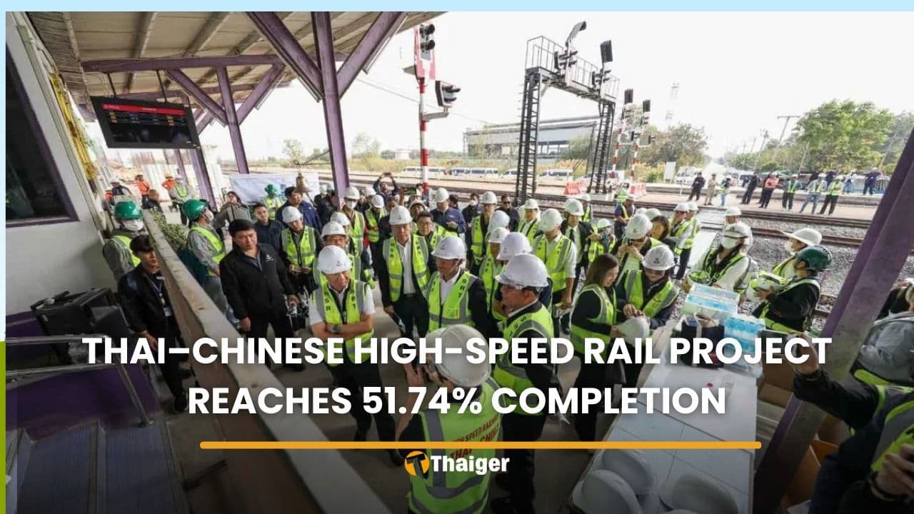 Thailand's high-speed rail to China hits 51% completion. Here's what that actually means